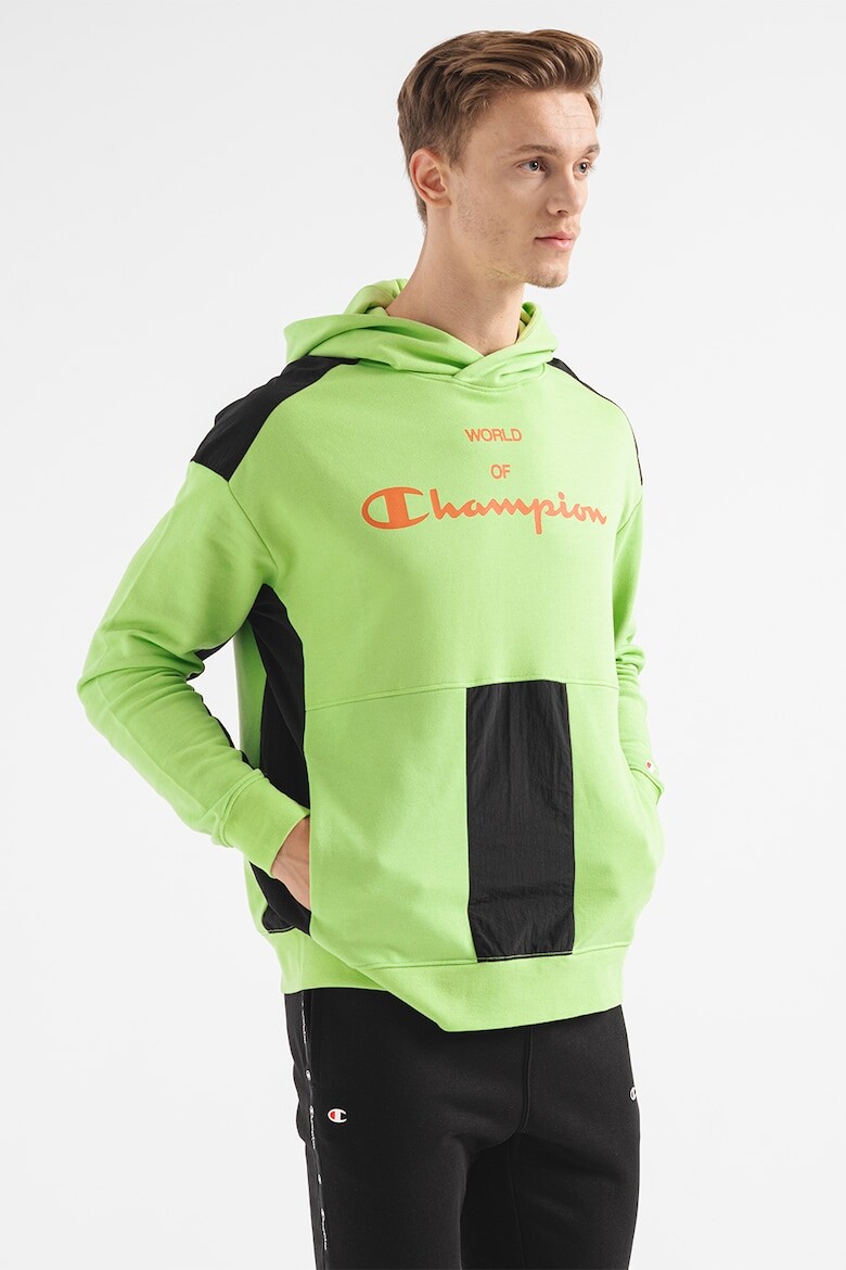 

Худи с колор-блоками Champion, зеленый
