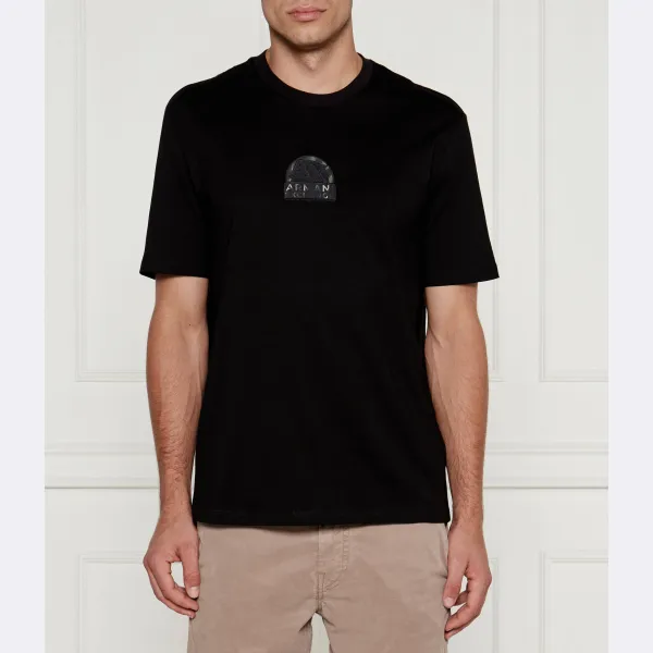 

Футболка стандартного кроя Armani Exchange, черный
