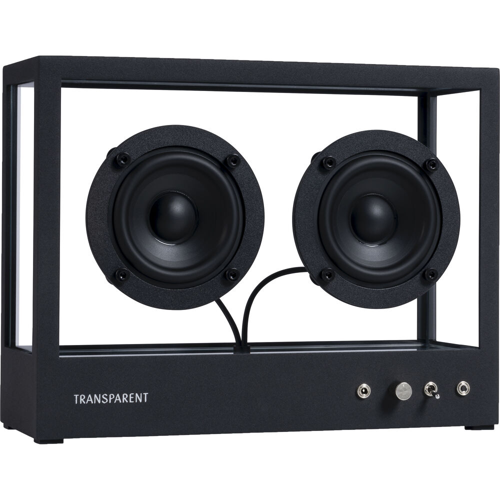 

Прозрачный маленький Bluetooth-динамик (черный) Transparent