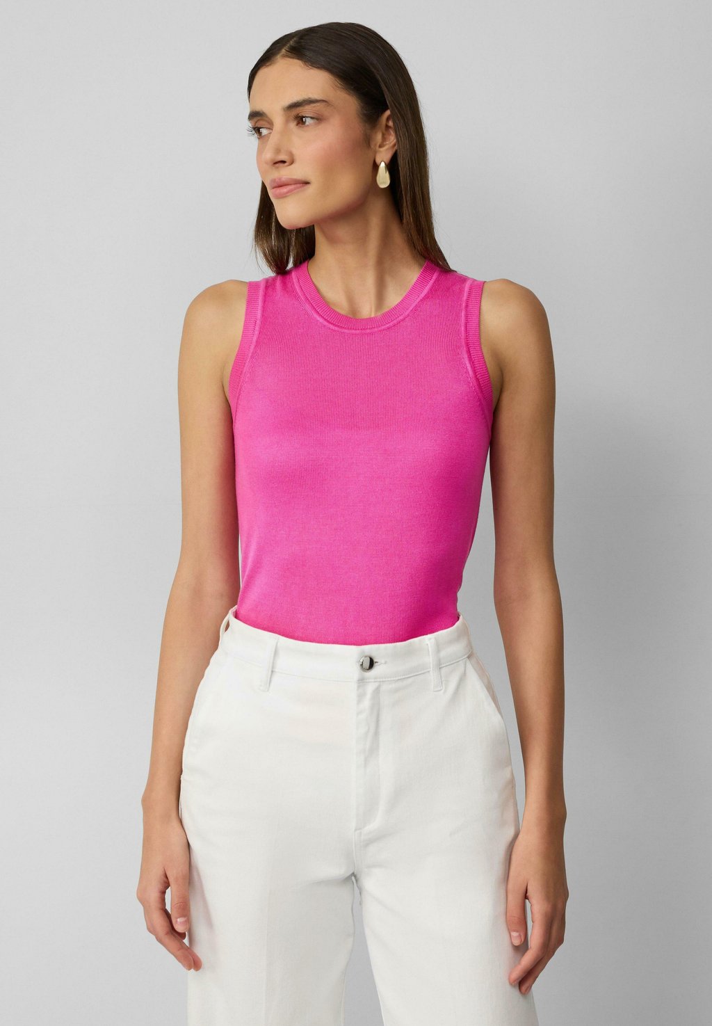 

Топ IM SLIM FIT MIT GLITZER s.Oliver BLACK LABEL, розовый