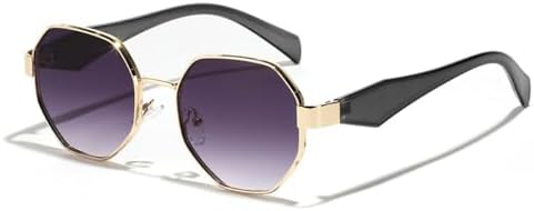 

Ретро металлические солнцезащитные очки 2027 года для женщин и мужчин, винтажные солнцезащитные очки с защитой от УФ-излучения UV400 для использования на открытом воздухе MTZJH, 7