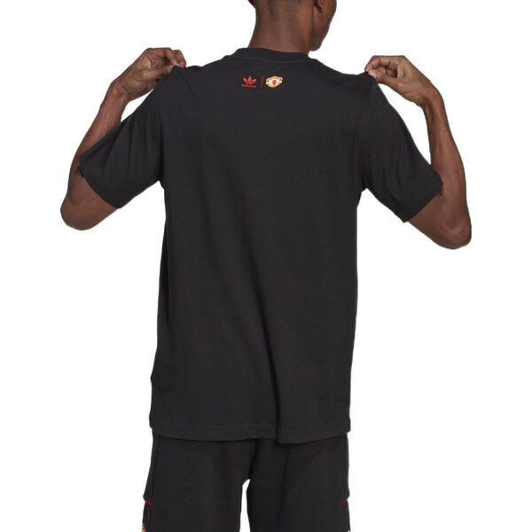 Футболка adidas Original Old Trafford Trefoil T-Shirt 'Black', черный — фото 3