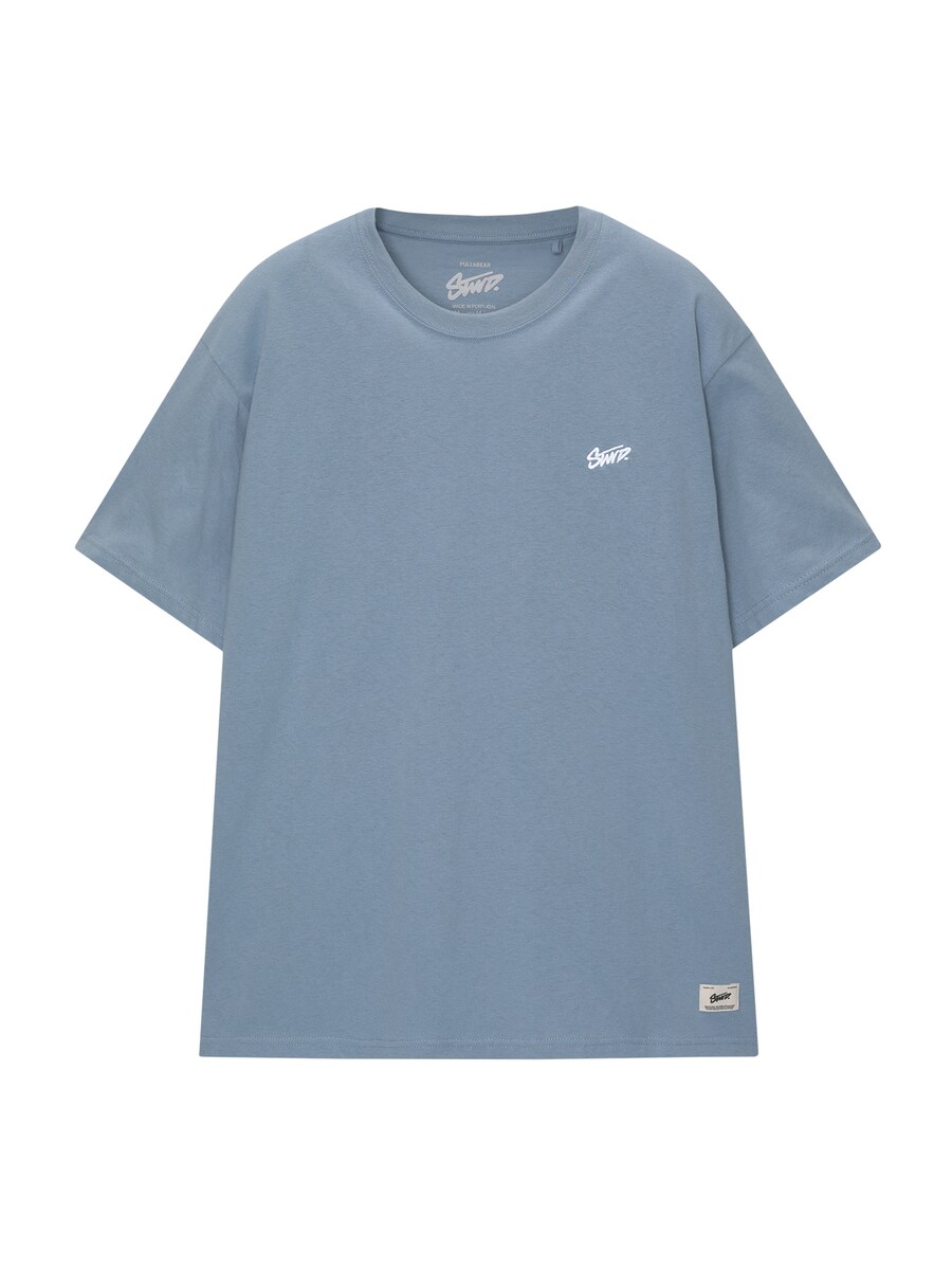 

Рубашка Pull&Bear, светло-синий