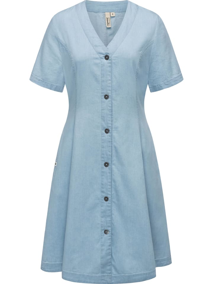 

Короткое платье ragwear, цвет light blue denim