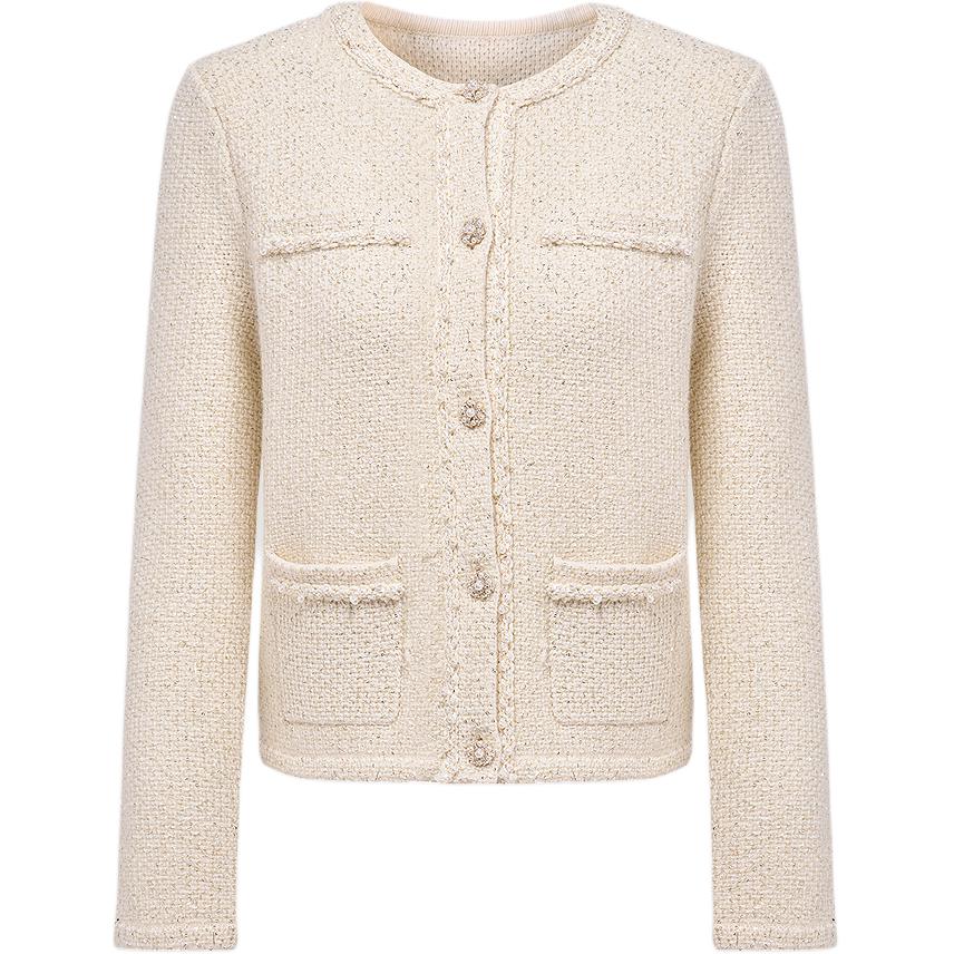 

KARL LAGERFELD / Karl Lagerfeld Jeans Куртка KARL LAGERFELD FW25 женская, Ecru