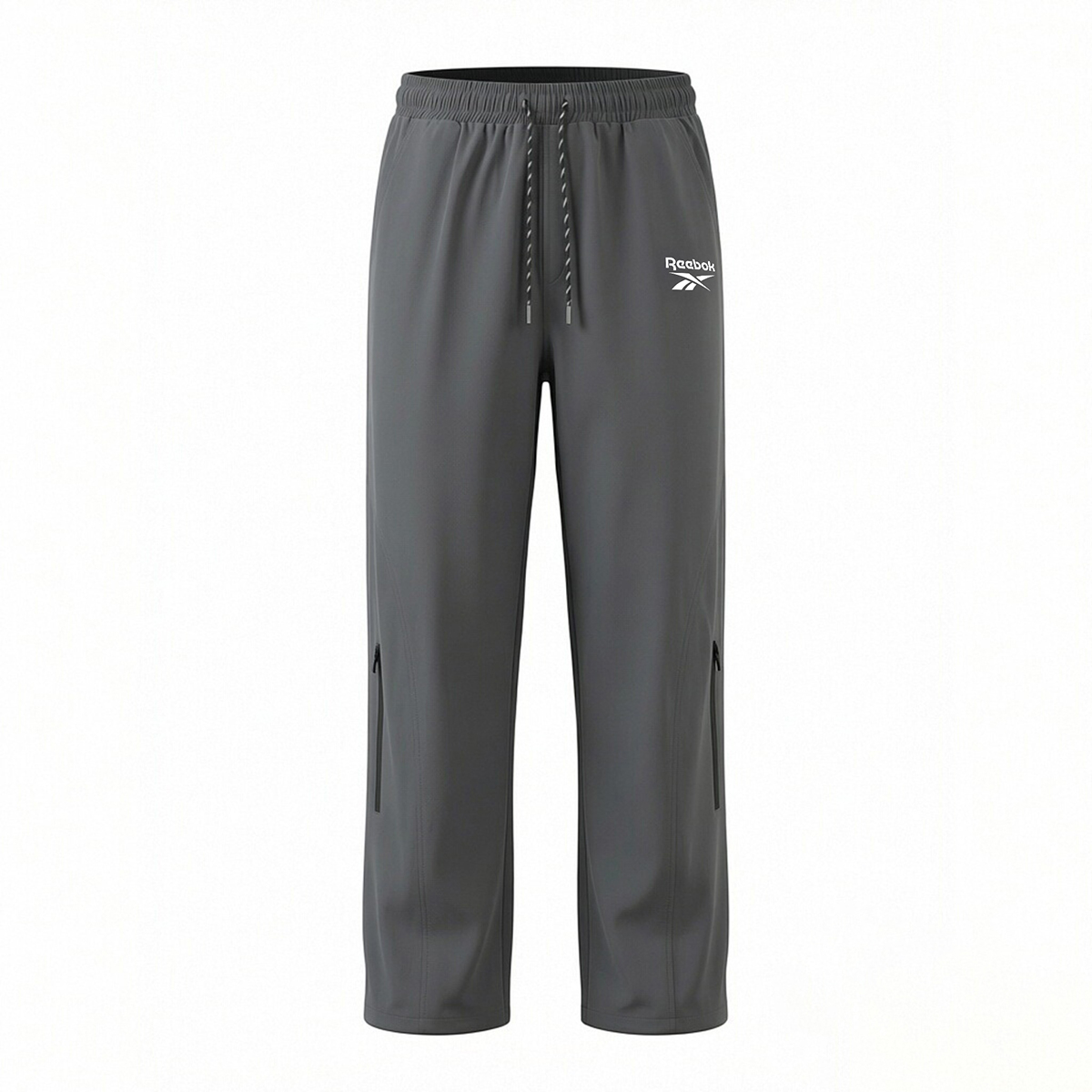 

Повседневные брюки Unisex утепленные с флисовой подкладкой прямого кроя Reebok, темно-серый