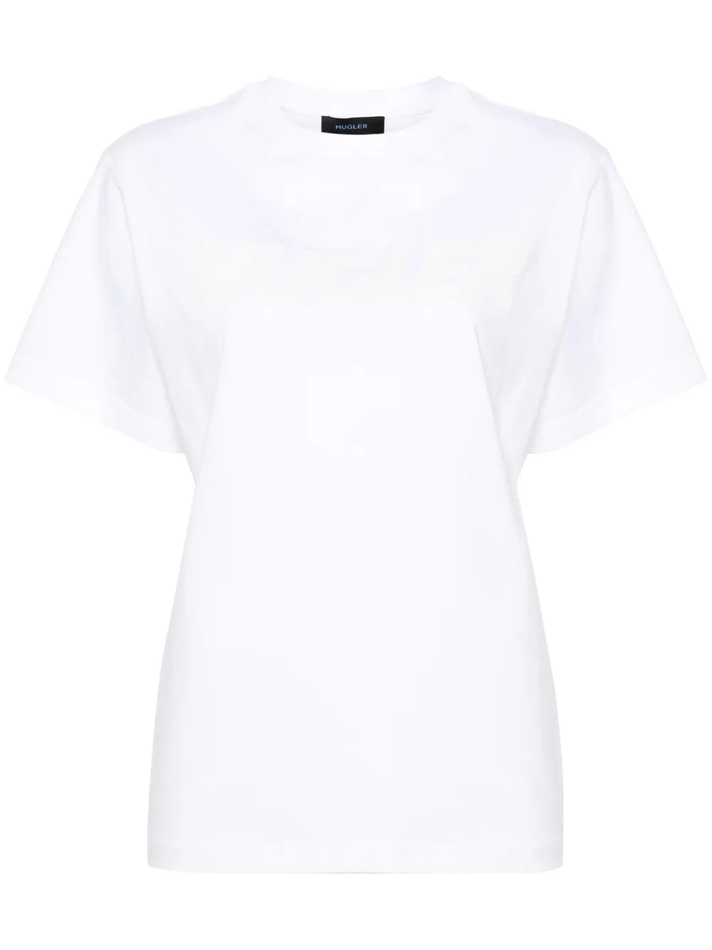 

Футболка с логотипом Mugler, белый