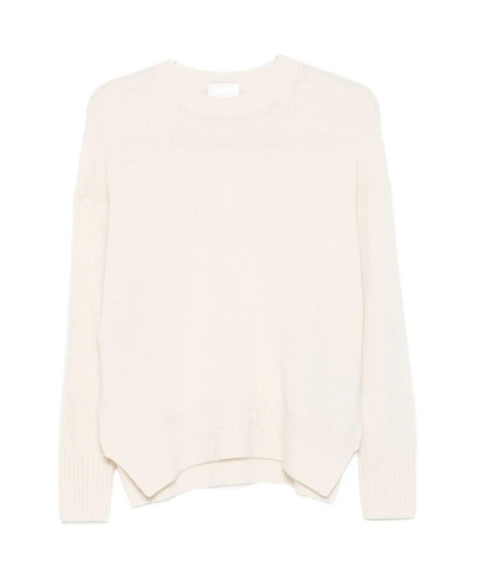 

Бежевый кашемировый шерстяной свитер Allude, бежевый