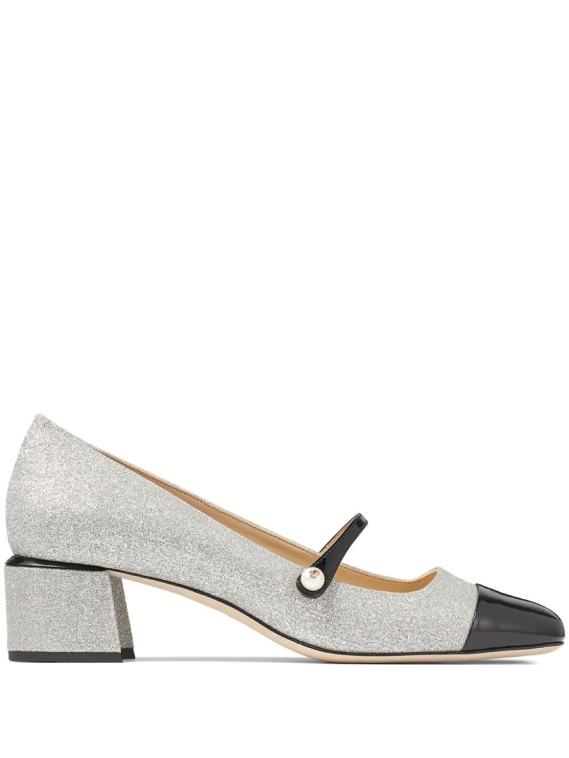 

Туфли Elisa 45 с блестками Jimmy Choo, серебряный