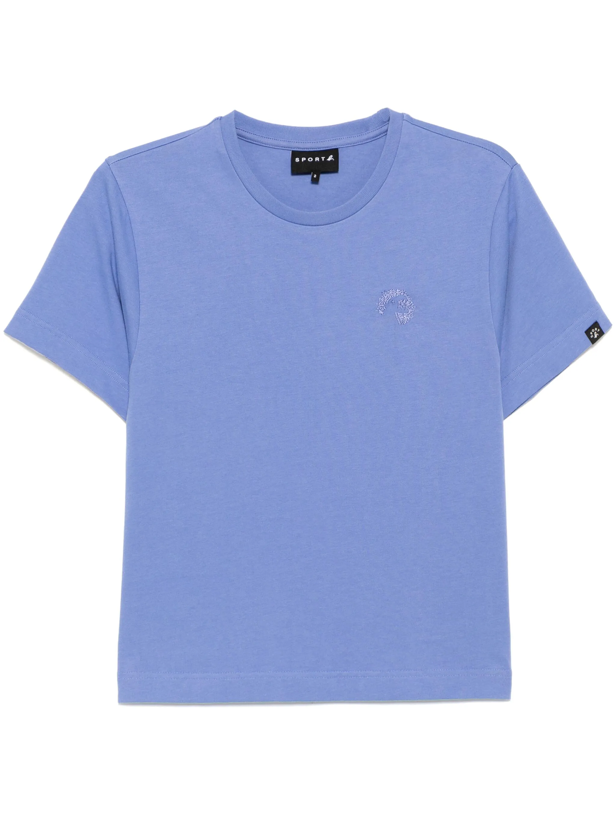 

Футболка с вышивкой Sport B. By Agnès B., фиолетовый