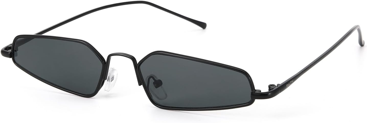 

Солнцезащитные очки Voidline для мужчин и женщин | Стильные очки унисекс | Модные очки | Дизайнерские очки | Оправа с защитой от УФ-излучения | Модные аксессуары для путешествий SALTY, Black::black