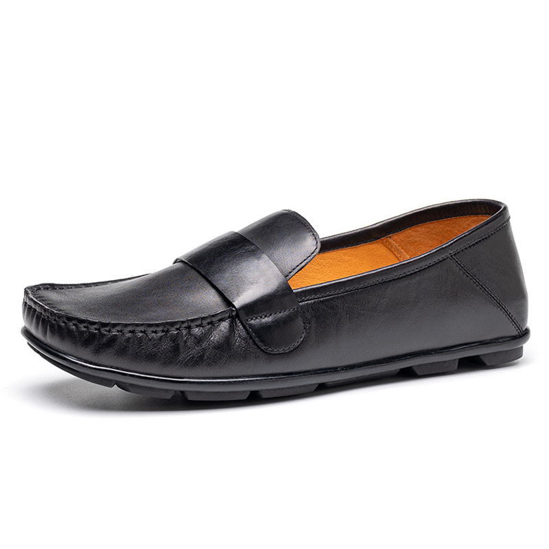 

Devanro Мужские повседневные кожаные туфли черные, цвет Black