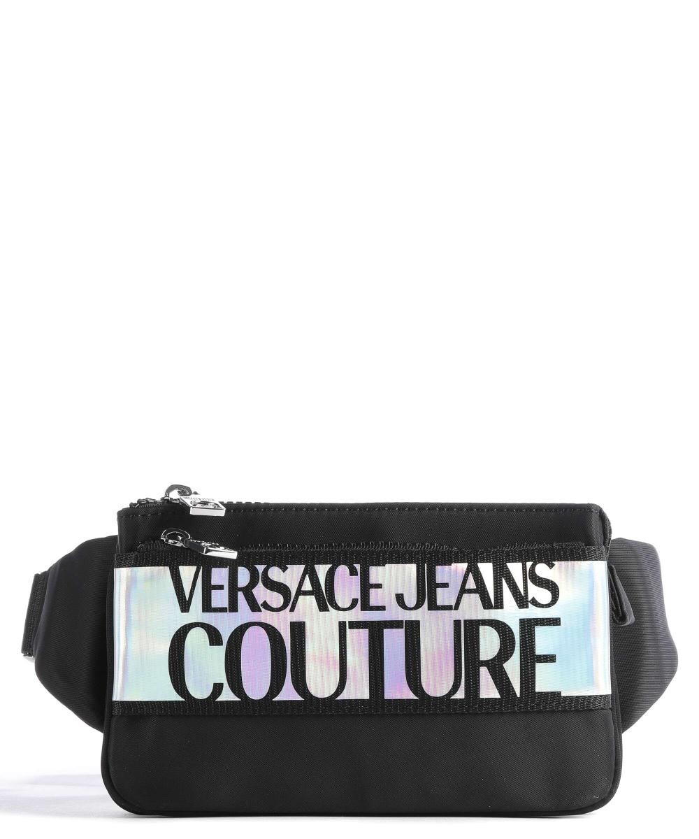 

Поясная сумка Versace Jeans Couture с культовым логотипом, черный