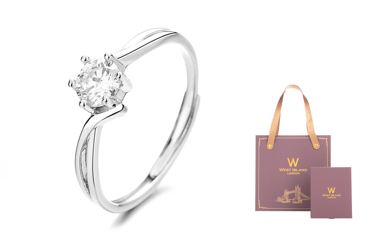 

West Island Кольцо из стерлингового серебра 925 пробы Women's