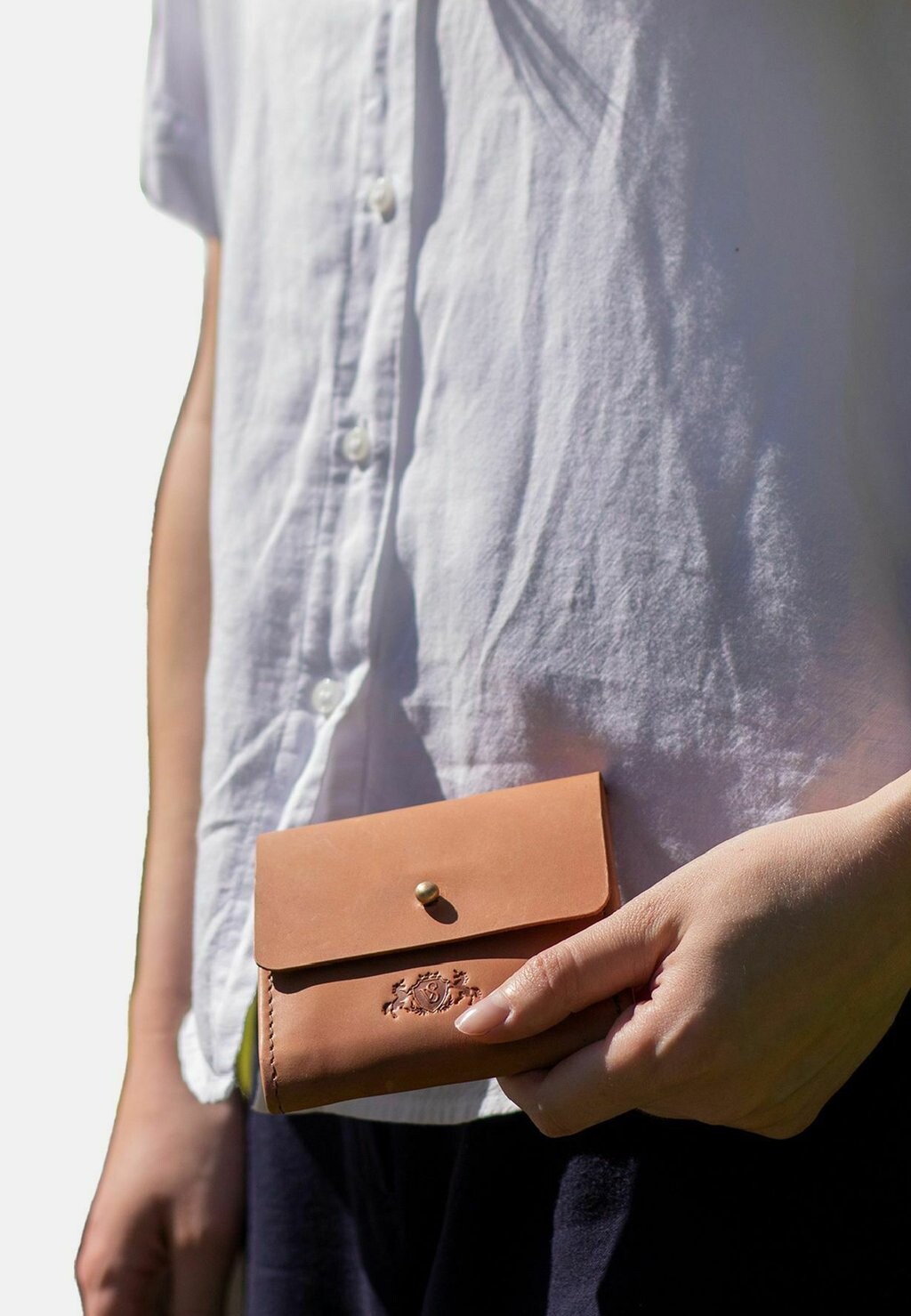 

Кошелек LEATHER WALLET ELSA SID & VAIN, цвет braun cognac