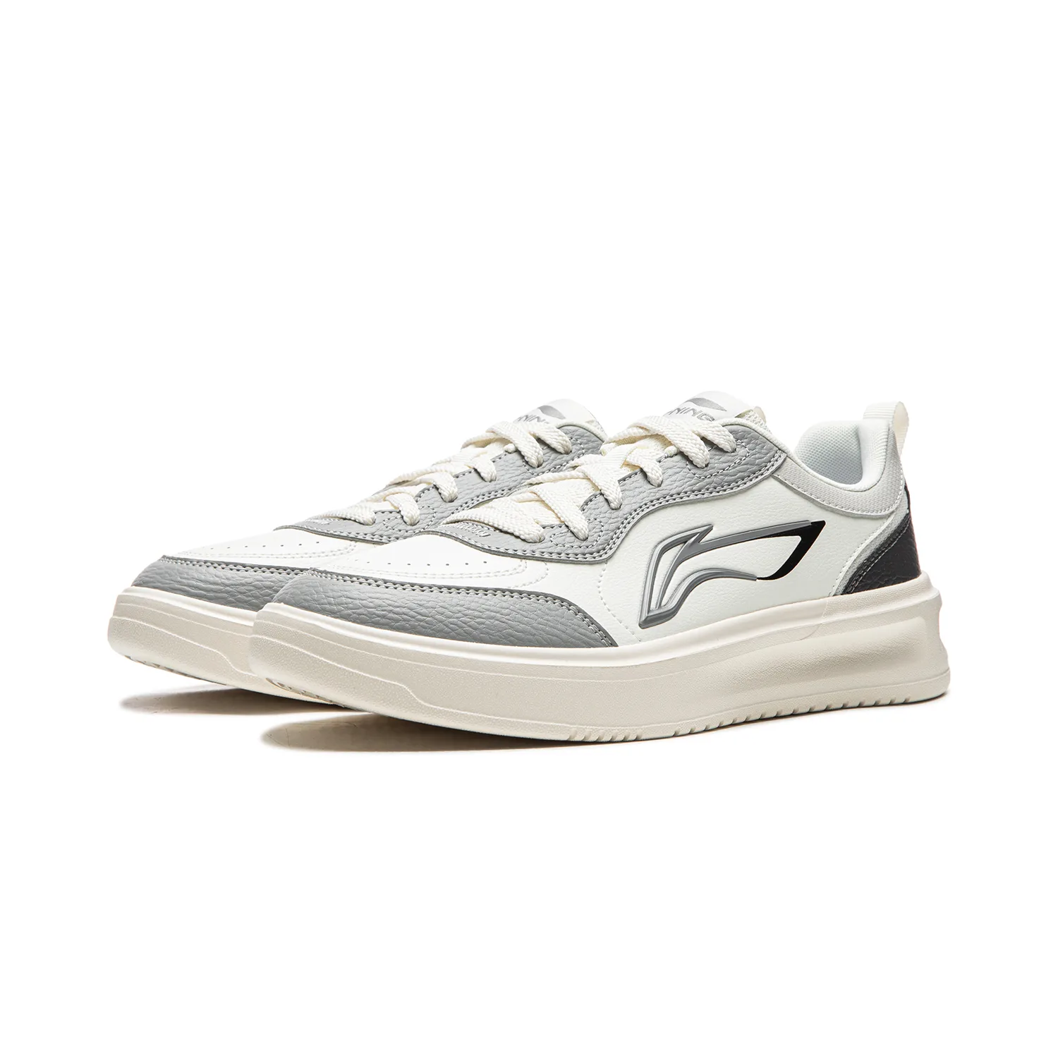 Кроссовки для скейтбординга Li-Ning Good Luck Slip Resistant, Ivory/Gray — фото 4