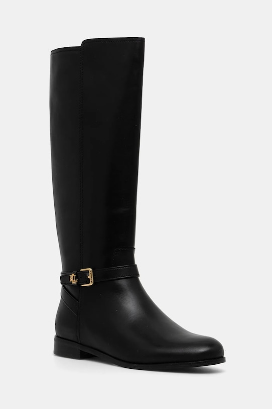 Кожаные ботинки Brooke Tll 0 Lauren Ralph Lauren, черный