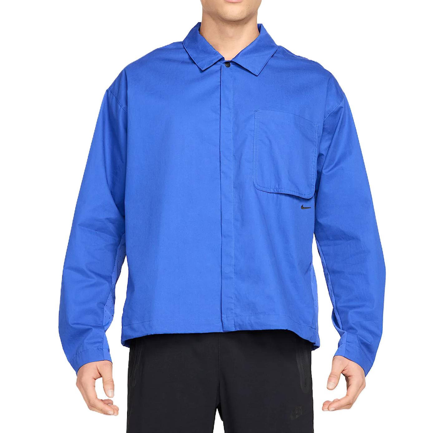

Мужская рубашка на пуговицах Sportswear Tech Nike, синий