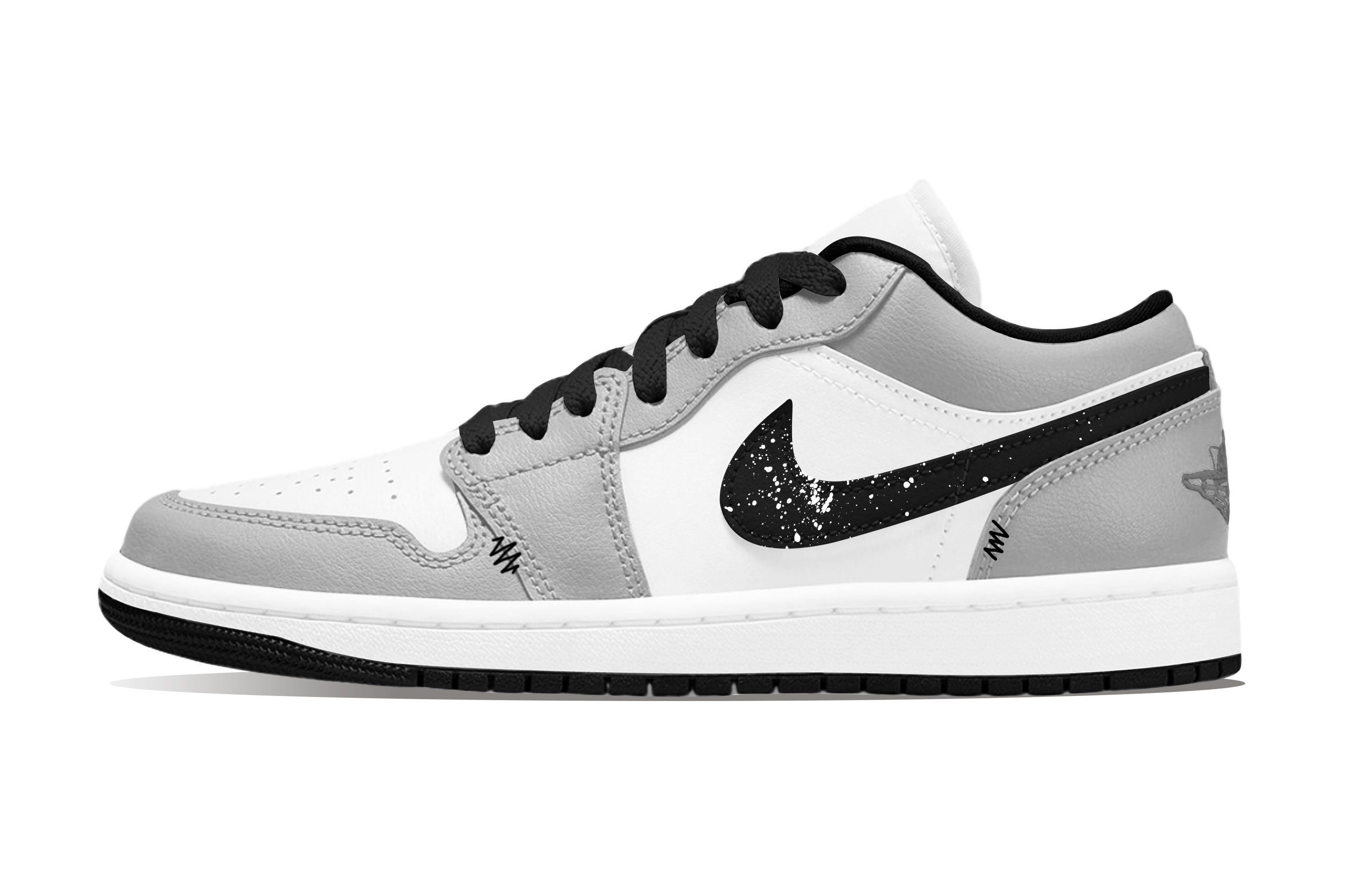 

Air 1 Low - модные, удобные, износостойкие, низкие винтажные баскетбольные кроссовки, мужские, дымчато-серые Jordan, Gray