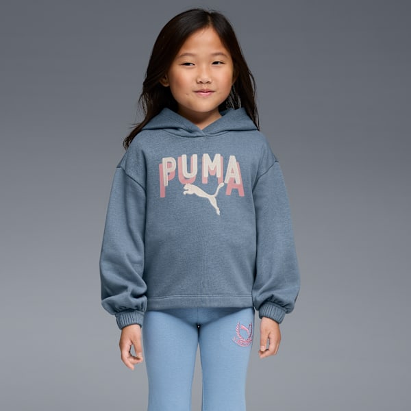 

Толстовка с капюшоном из флиса для больших детей Class Pack Puma, синий