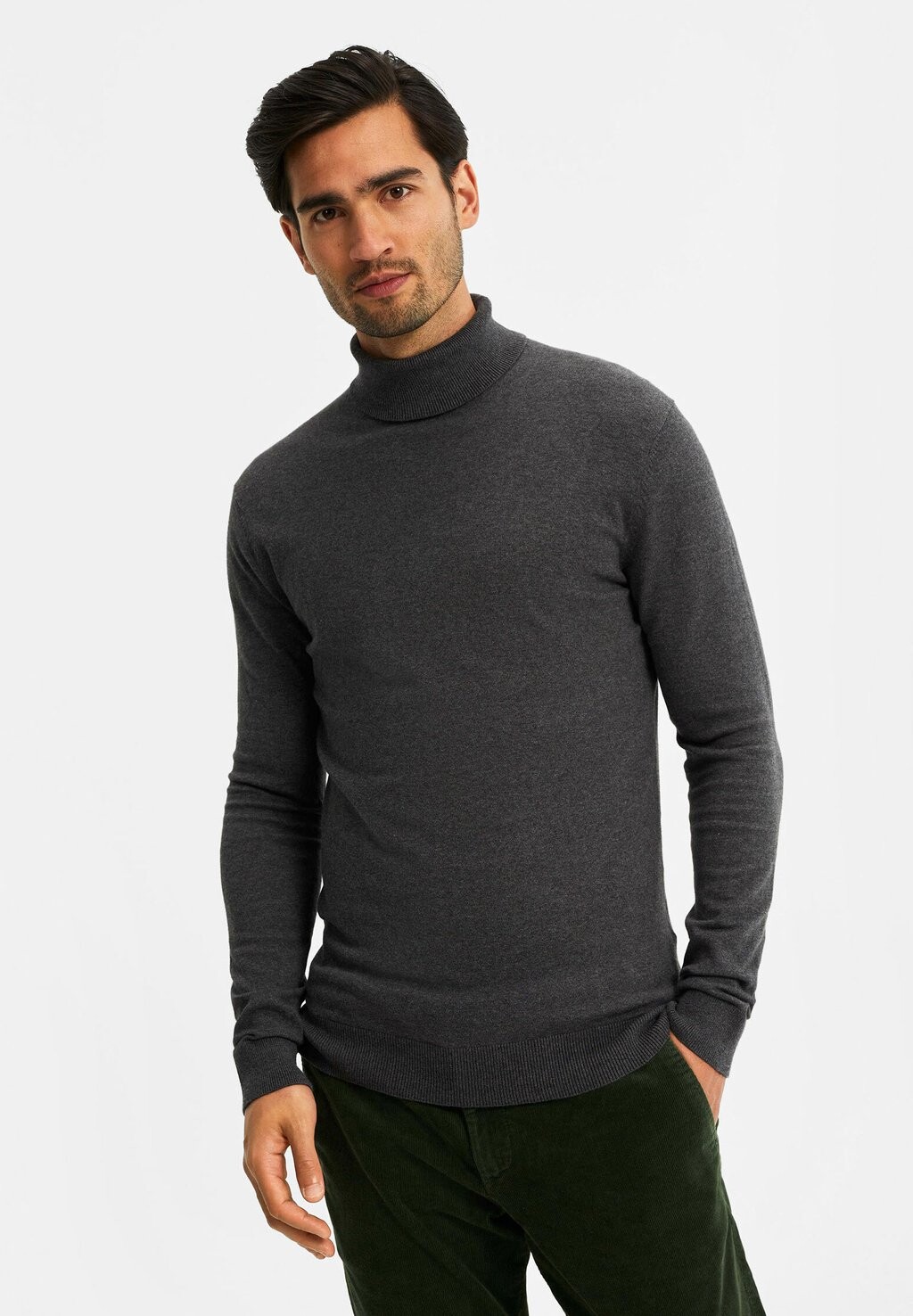 

Вязаный свитер WE Fashion, цвет blended dark grey