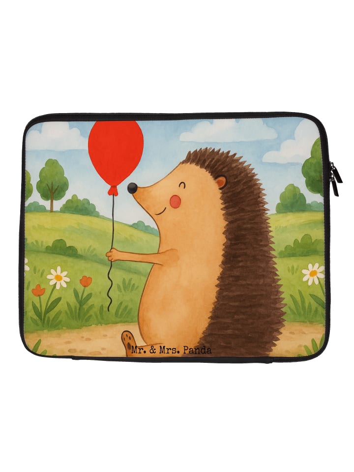 

Mr. & Mrs. Panda Сумка для ноутбука с изображением воздушного шарика в виде ежика, без надписи, белого цвета