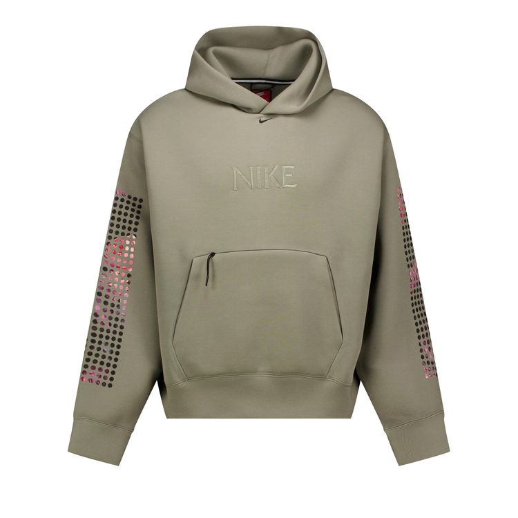 

Худи Nike Tech Fleece Hoodie 'Light Army/Black', зеленый