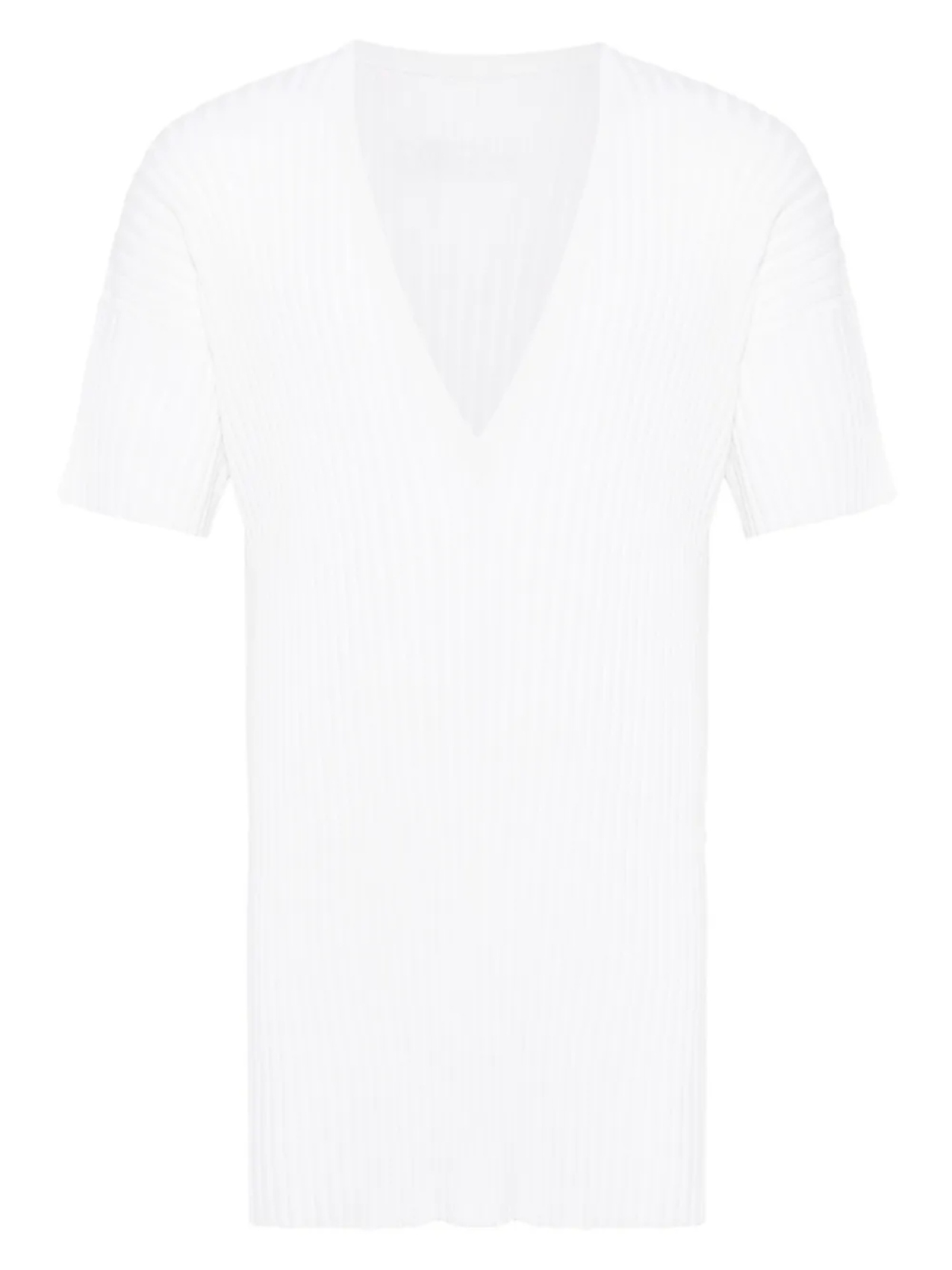 

MM6 Maison Margiela ribbed Футболка, белый
