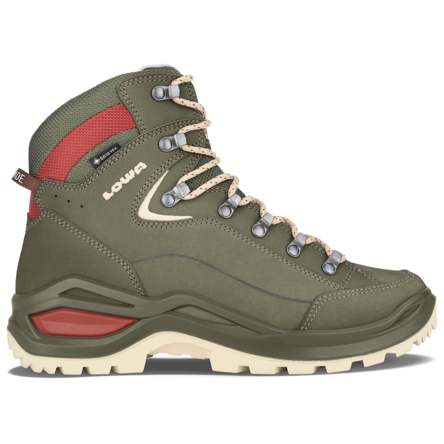 

Ботинки для прогулки Lowa Women's Renegade Evo GTX Mid, цвет Grey Green/Panna