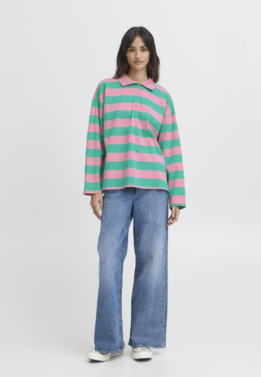 

Поло BYBXSOMSET b.young by Zalando, цвет Chateau Rose Mix