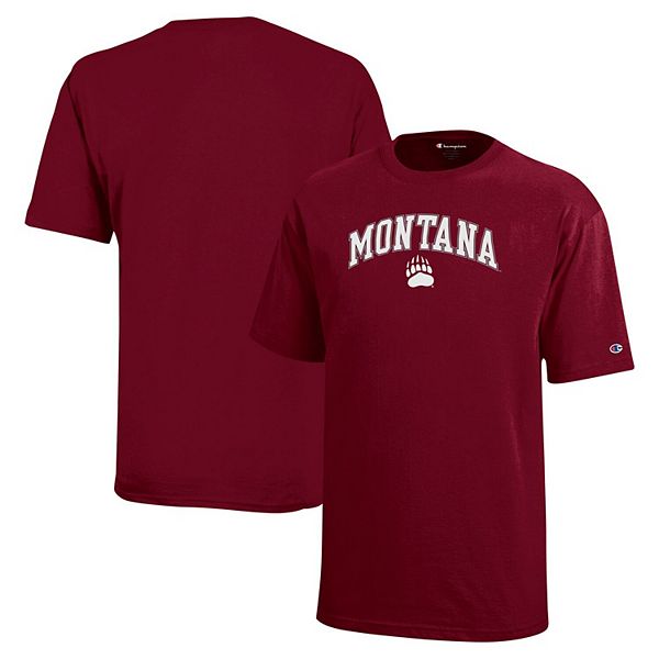 Футболка youth maroon montana grizzlies arch over logo Champion — фото 2