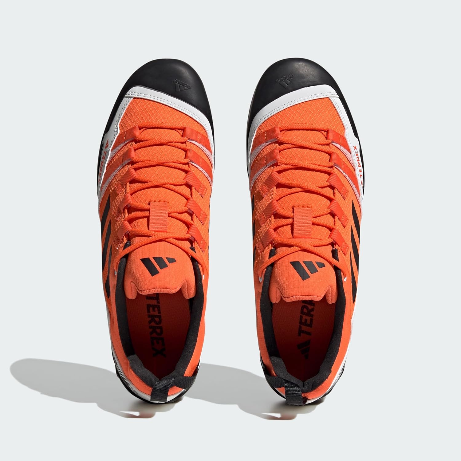 Кроссовки Adidas для взрослых, унисекс, белый/черный/оранжевый — фото 3