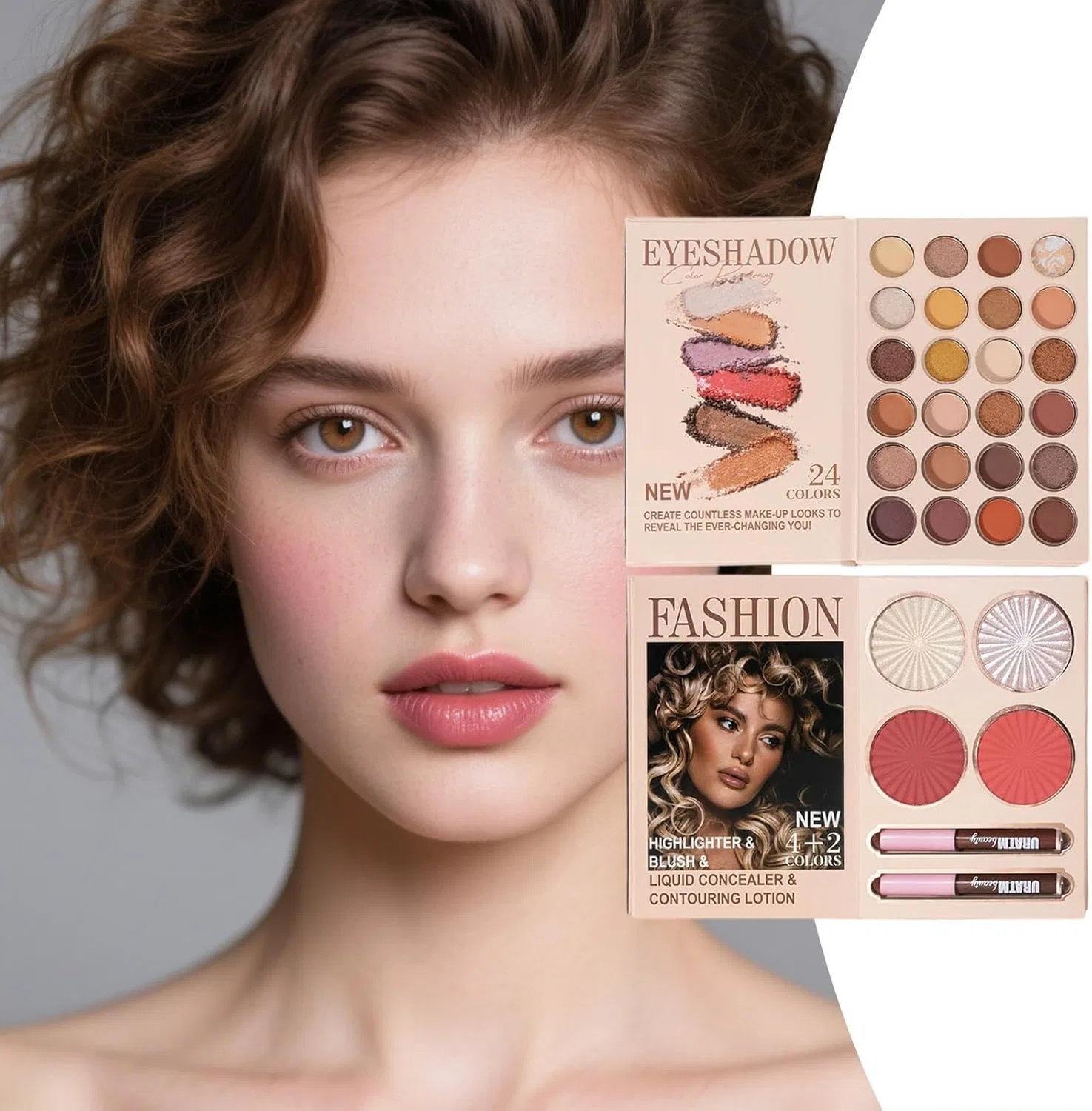Палетка для макияжа Eyeshadow Palette, 30 цветов, 1 шт — фото 3