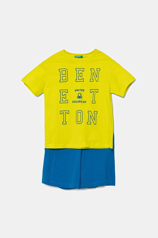 

Детский хлопковый комплект United Colors Of Benetton, зеленый
