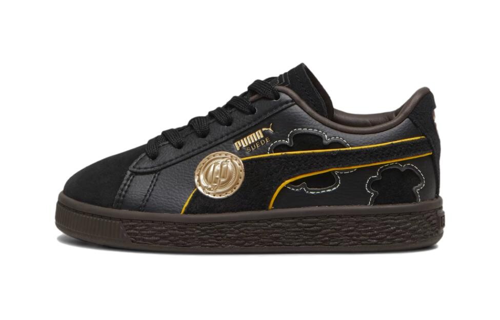 

Кроссовки Puma One Piece X Suede Little Kid 'Blackbeard', черный