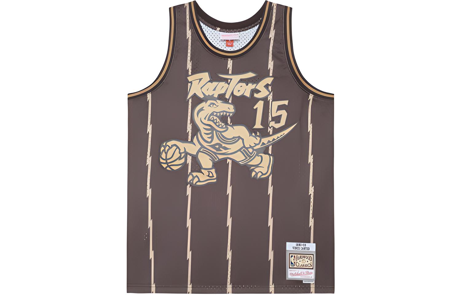 

Mitchell Ness Баскетбольная майка Mitchell & Ness унисекс коричневого цвета