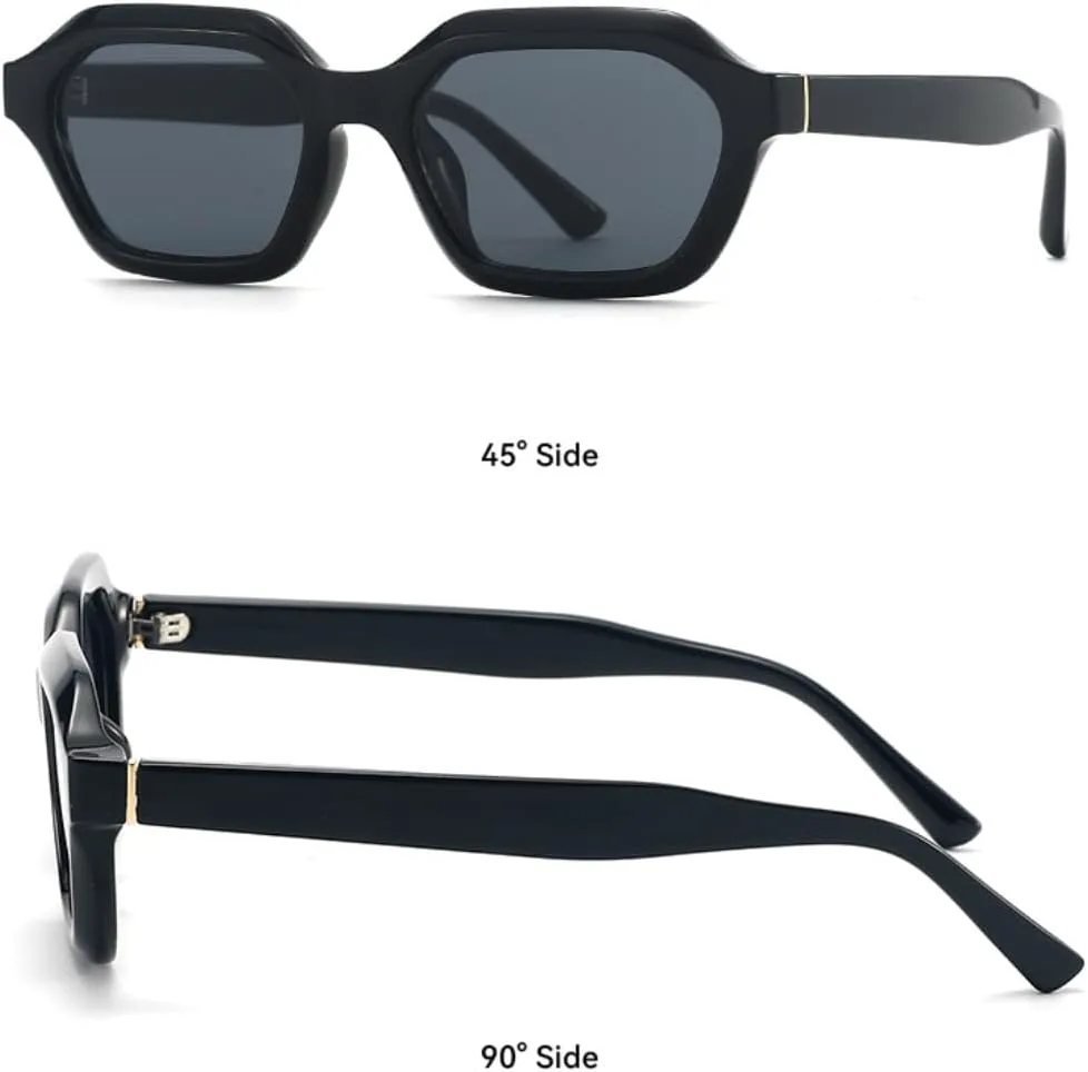 

Ретро-модные панк-солнцезащитные очки для женщин и мужчин, классические, с защитой от УФ-излучения UV400, для активного отдыха на природе VFDHN, Brown G15