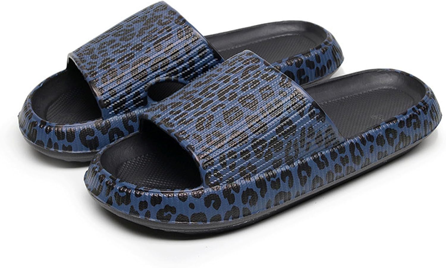 

WIRETRAN Сандалии «Облако» унисекс для сада и пляжа, толстая подошва, мягкие нескользящие тапочки на платформе, быстросохнущие, для душа и ванной комнаты, для женщин и мужчин, синий