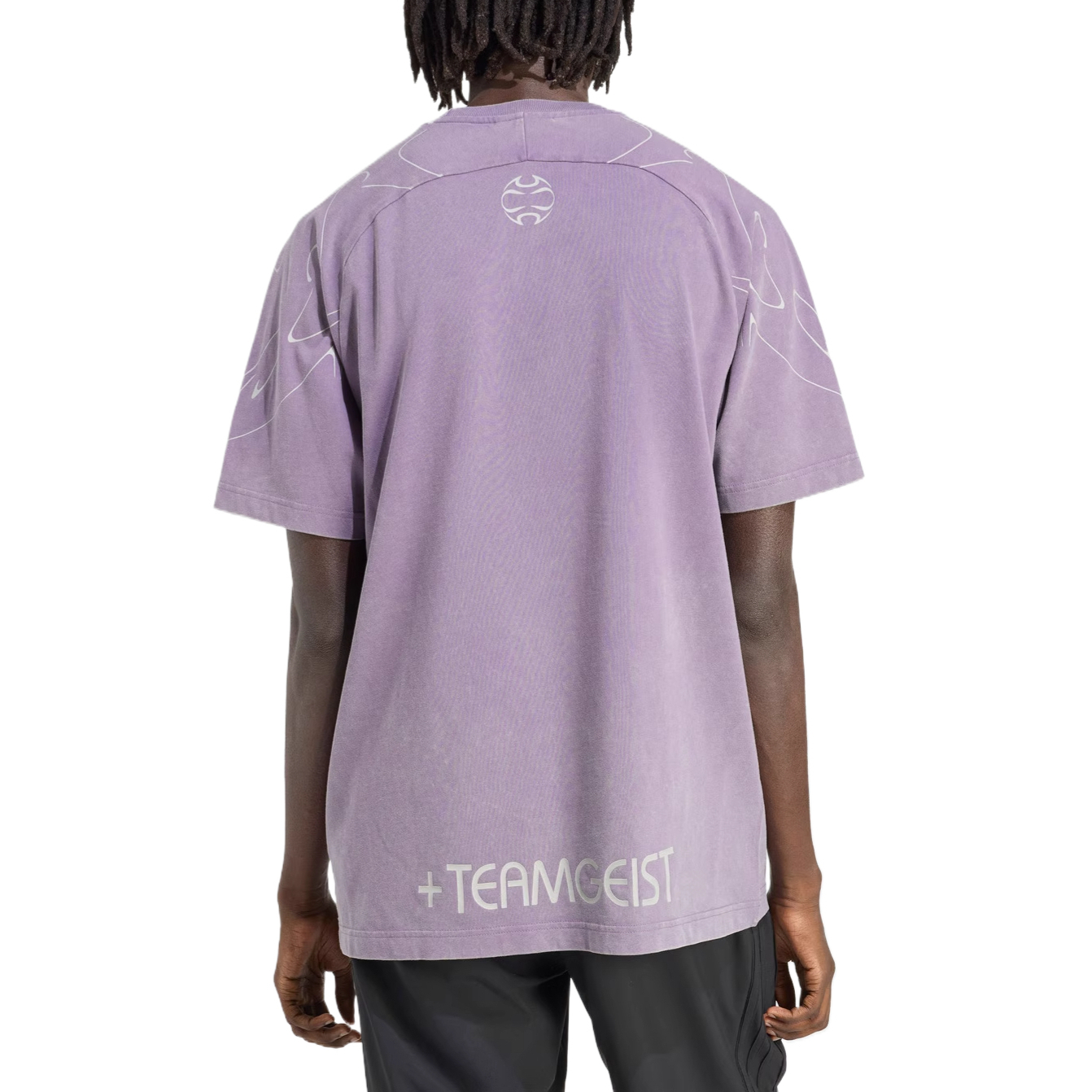 Adilenium Season 4 Teamgeist футболка с принтом Adidas Originals, темно-фиолетовый — фото 2
