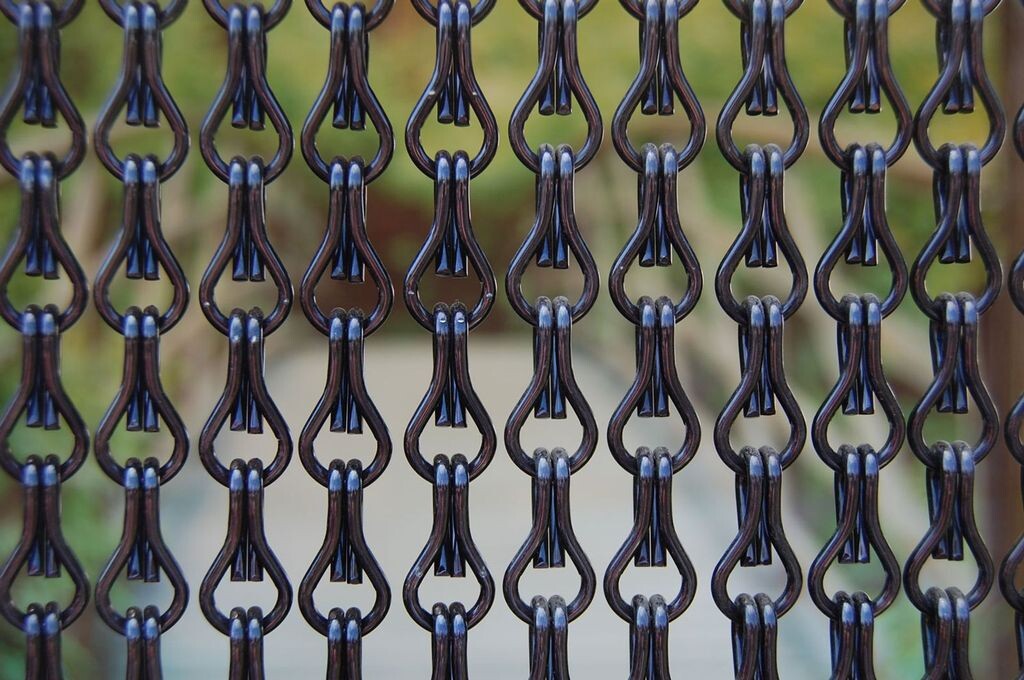 

La Tenda ALUSAX 2 занавеска-цепочка черная, размеры: 100 x 230 см, черный