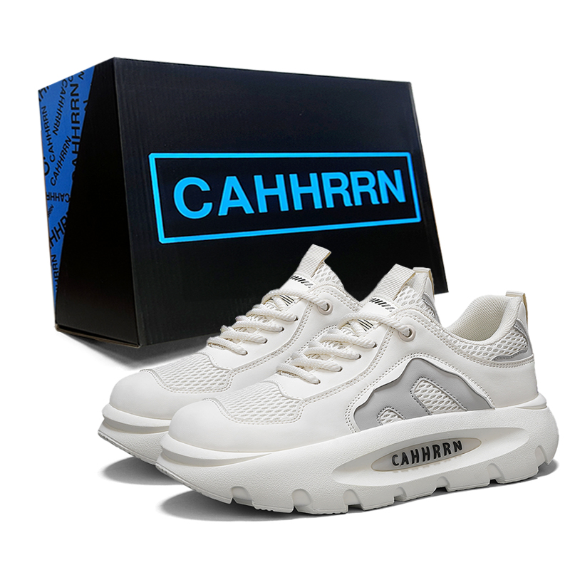 

CAHHRRN Дышащие низкие повседневные туфли мужские бежевые, цвет Beige