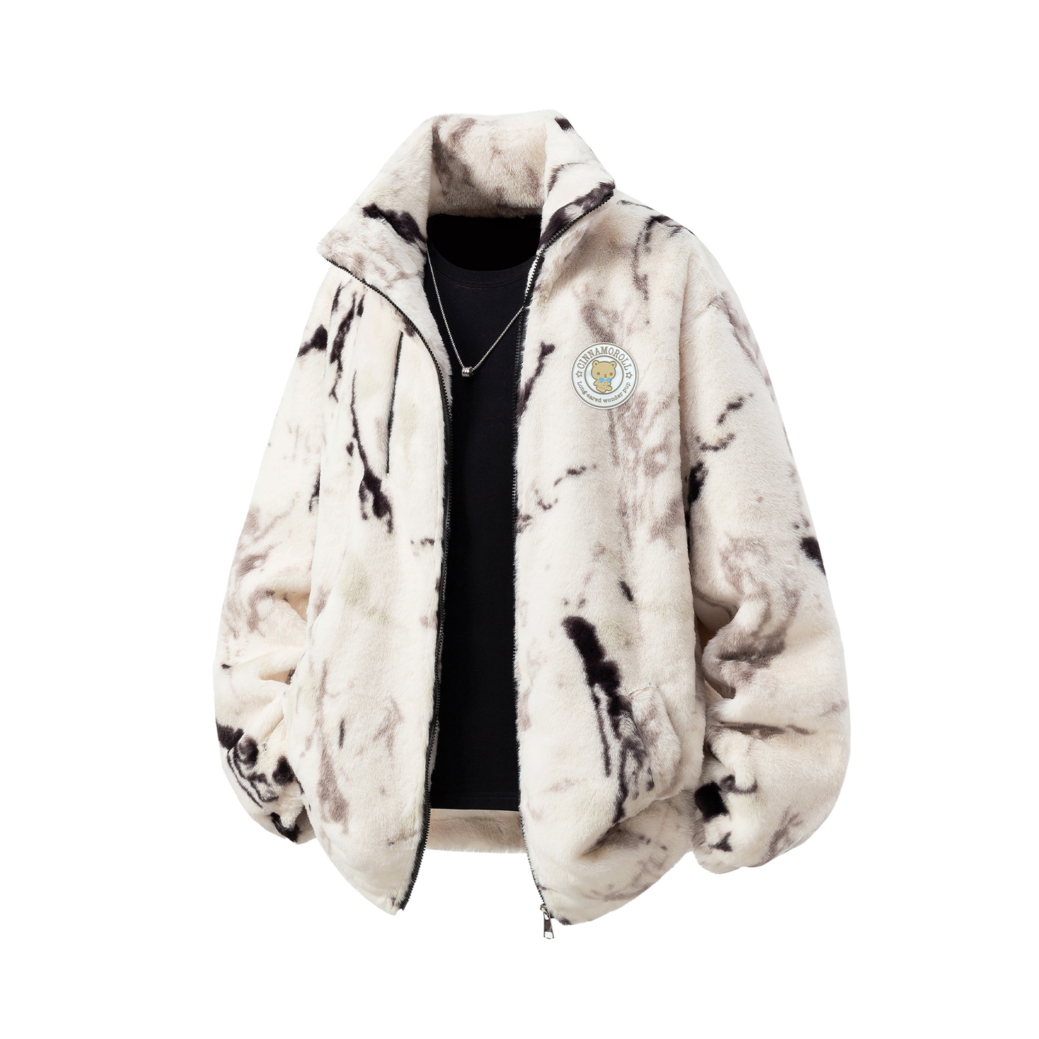 

Cinnamoroll Yugui Dog бархатистое пальто Unisex Sanrio, белый