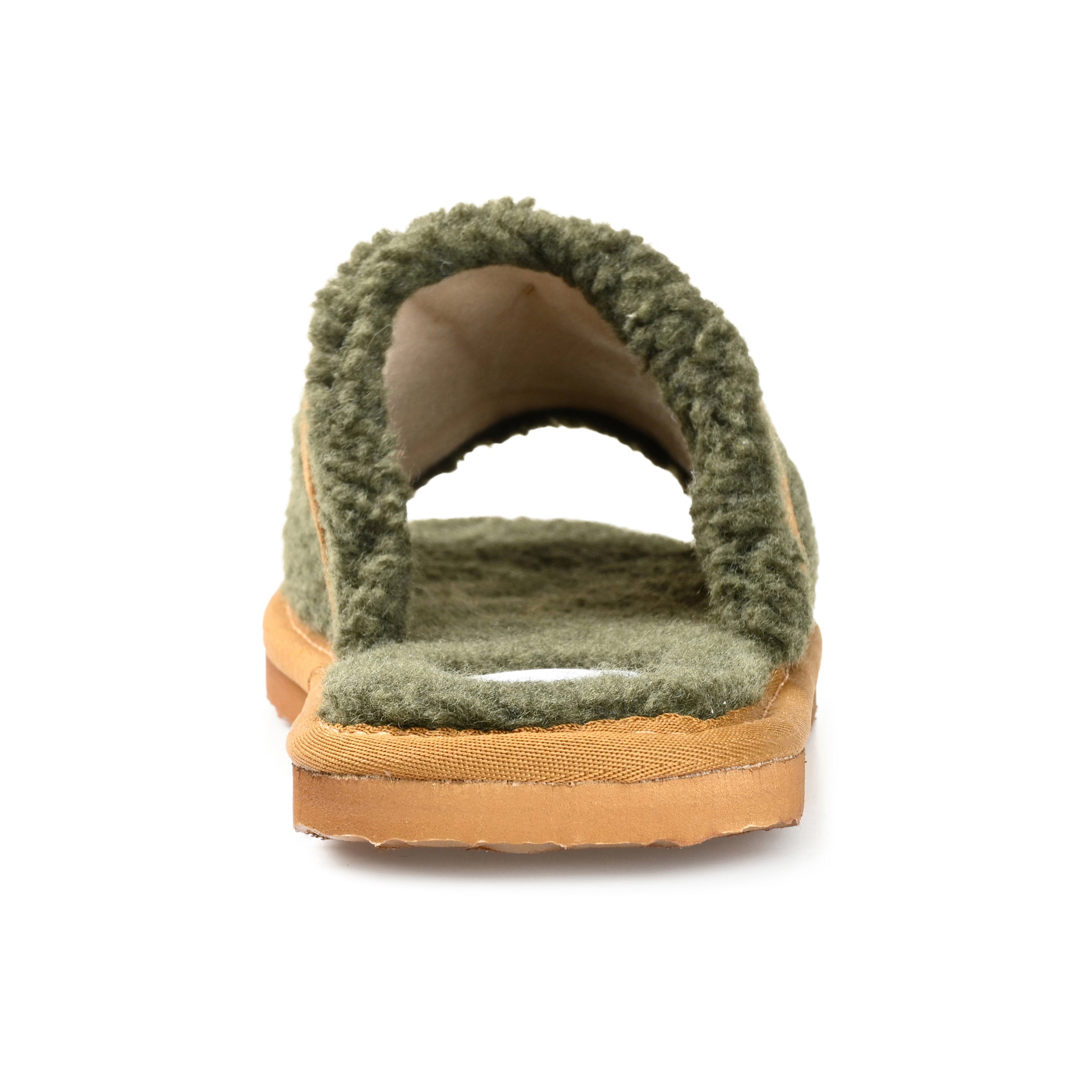 Женские тапочки Caterina Tru Comfort Foam с открытым носком из коллекции Journee Journee Collection, кремовый — фото 3