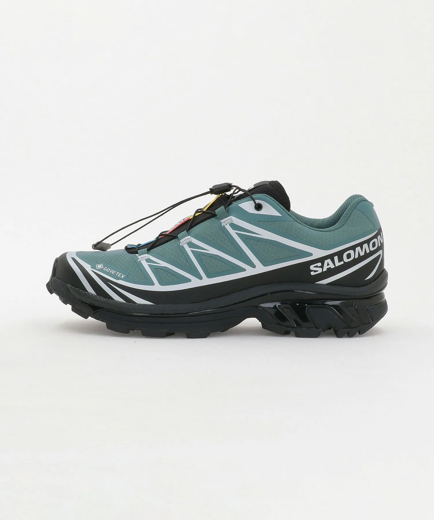Мужские кроссовки для трейла с технологией Gore-Tex XT-6 GTX Salomon Kelly Green