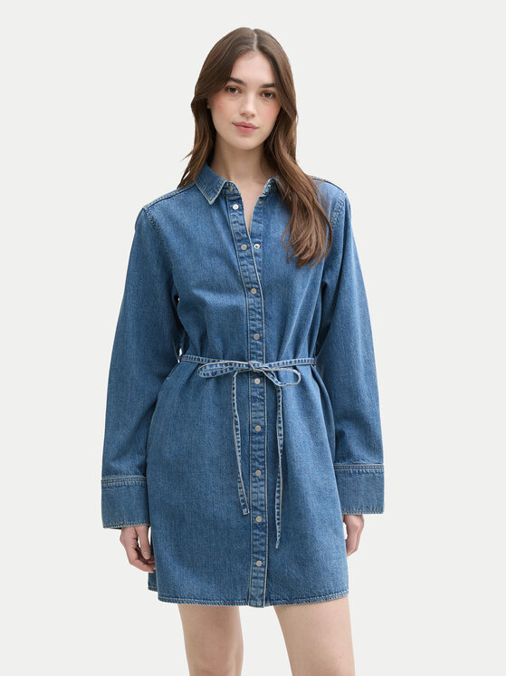 

Джинсовое платье стандартный крой 1045461 Tom Tailor Denim, синий