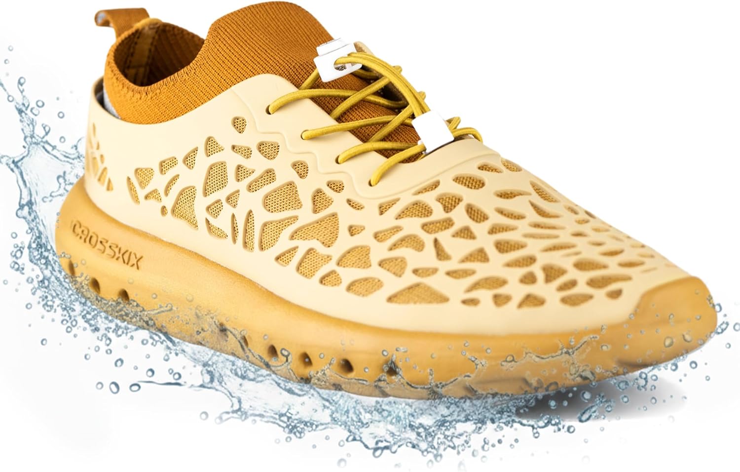 

Мужские закрытые водные кроссовки Crosskix Tetra для женщин и детей - с технологией Dri-Fit, быстрая сушка, противоскользящие, с поддержкой свода стопы, легкие и дышащие кроссовки для пляжа, походов, каякинга и повседневного использования, Sand