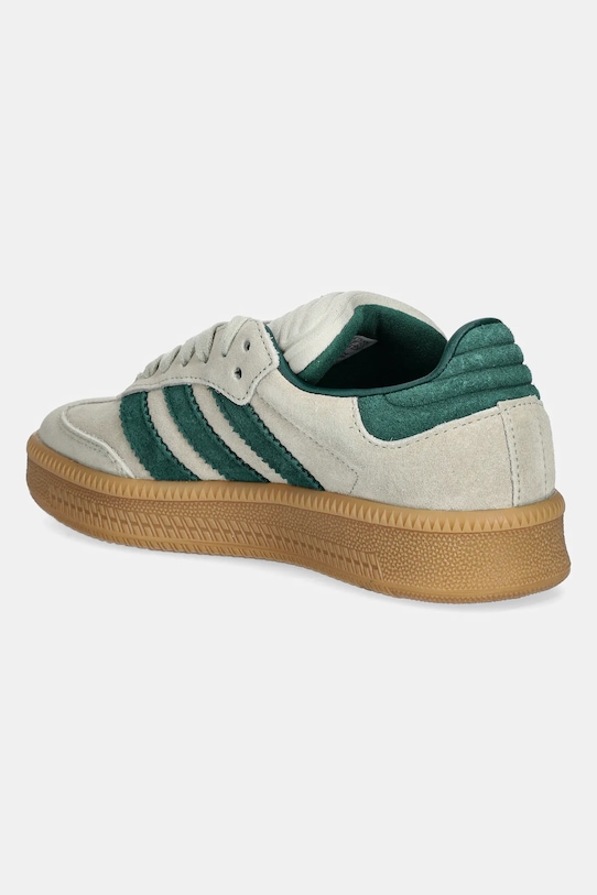 Замшевые кроссовки Samba XLG Adidas Originals, зеленый — фото 3