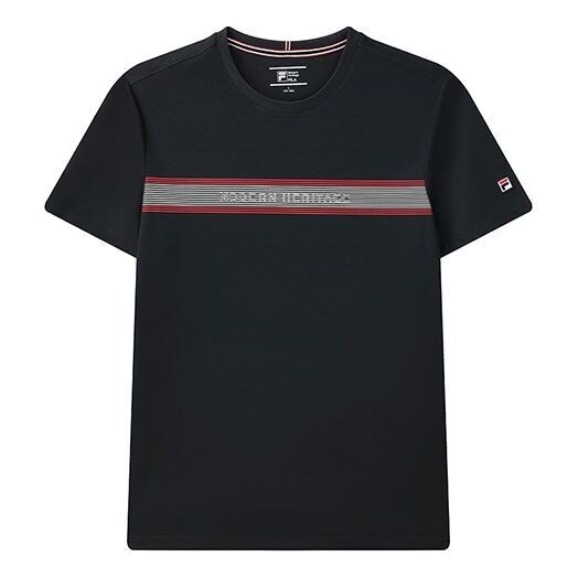 

Футболка business casual round neck pullover short sleeve blue Fila, синий