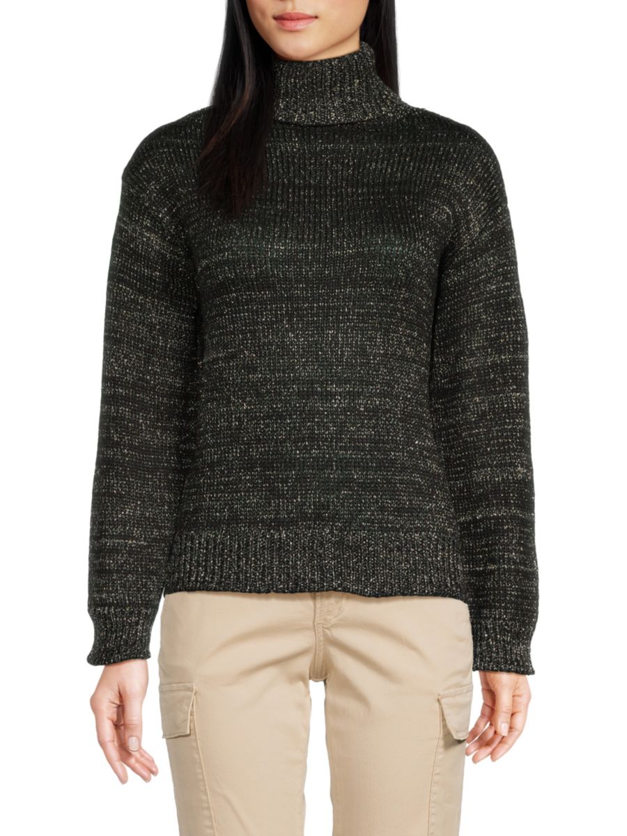 

Вязаный свитер с высоким воротом Joe's Jeans, цвет Black Silver