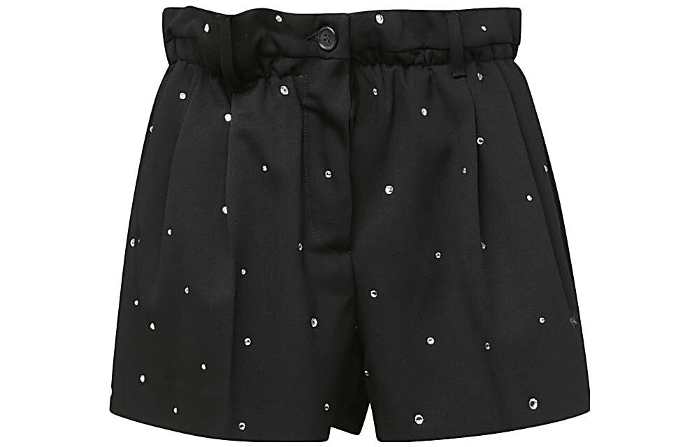 

Повседневные шорты женские черные Miu Miu